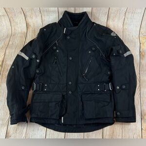 Joe Rocket Lined Ballistic Revolution Motorcycle Jacket Padded Waterproof Medium